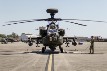 Marne Air Soldiers learn about new AH-64E Apache helicopter