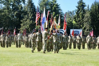 593rd ESC Farewells CG, Welcomes New Commander & CSM