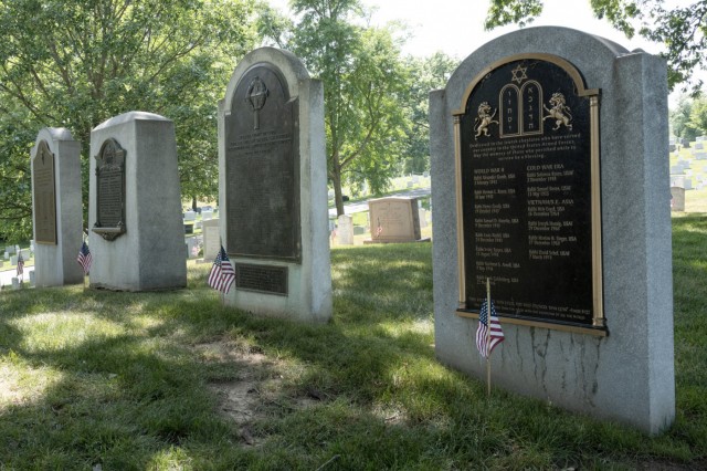 Chaplains Hill in Section 2 at Arlington National Cemetery