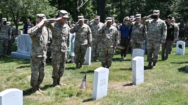 Chaplains honor the fallen during &#34;Flags In&#34; at Chaplains Hill