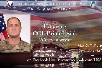 Farewell Col. Lesiak