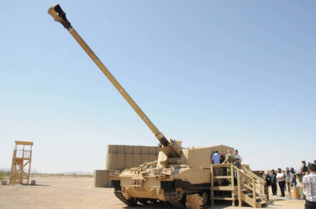 The Army demonstrated the Extended Range Cannon Artillery autoloader’s speed during a test on March 30, 2021, at Yuma Proving Ground, Ariz. ERCA can now fire at a range of over 40 miles. The Army hopes to achieve deterrence against looming threats through capabilities positioned in the Indo-Pacific theater such as long-range precision fires, said Gen. John M. Murray during a hearing before the Senate Armed Services Committee.