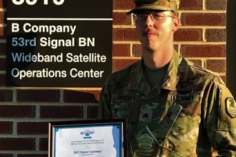Satellite Operations Soldier wins IT Award