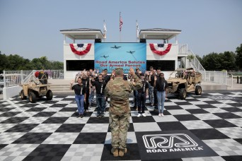U.S. Army swears in future Soldiers during Independence Day NASCAR Cup Series