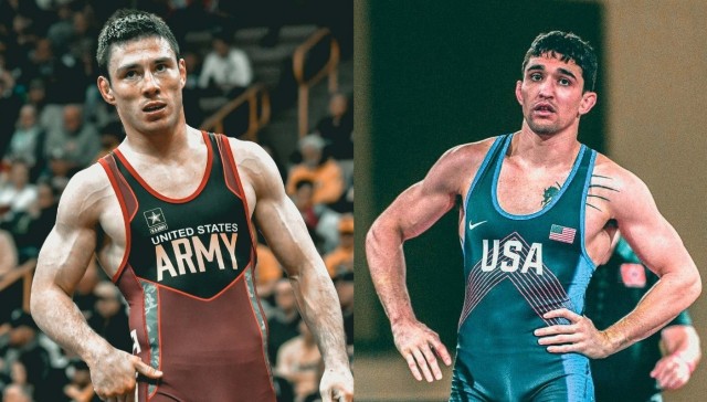 Sgt. Ildar Hafizov, left, and Spc. Alejandro Sancho will represent the United States and the Army&#39;s World Class Athlete Program at the Summer Olympics in Tokyo. 