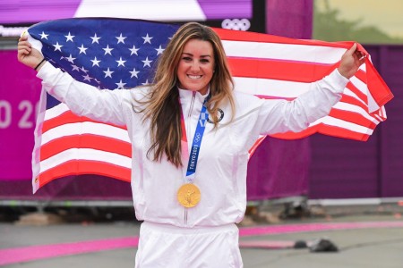 1st Lt. Amber English wins Olympic Gold and sets a new Olympic Record in Women’s Skeet Shooting.

English is part of the U.S. Army World Class Athlete Program and the Army Marksmanship Unit.
