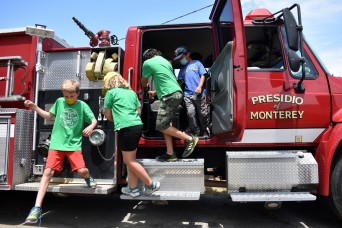 Presidio of Monterey Fire Department teaches Cub Scouts about fire safety