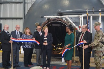 Ribbon-cutting ceremony at the Letterkenny Munitions Center highlights Army’s environmentally sustainable demilitarization efforts