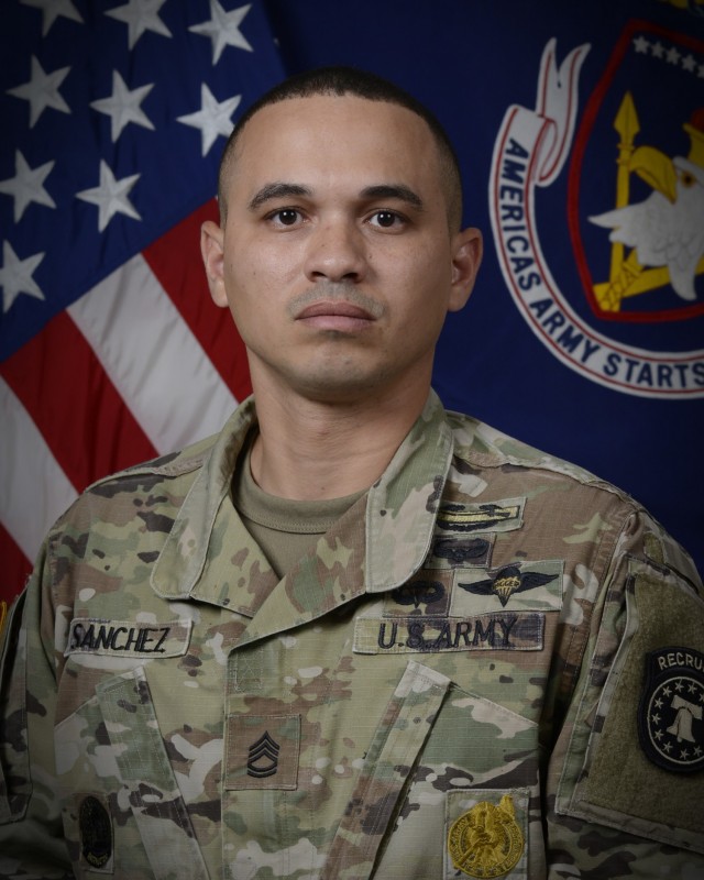 Sgt. 1st Class Joel Sanchez, Fort Knox, Kentucky, was named TRADOC 2021 Noncommissioned Officer Instructor of the Year.