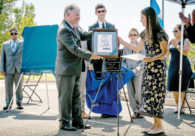 Building dedication honors fallen chaplain