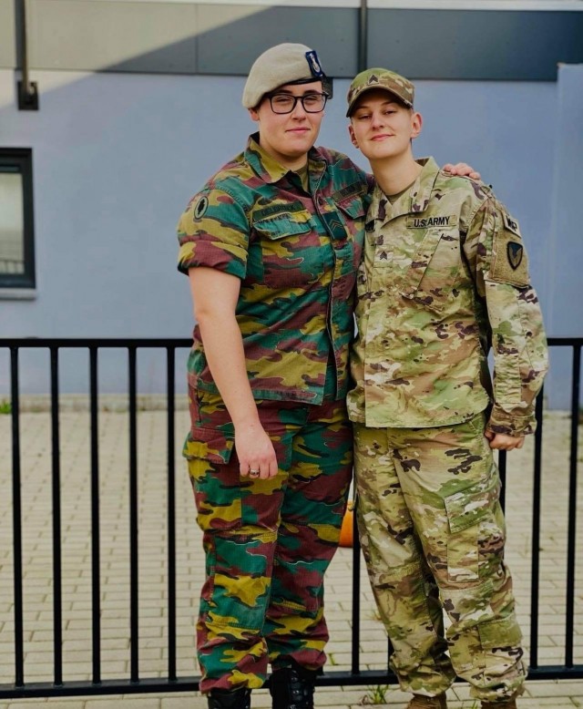 Photo courtesy of Sgt. Jenna Gabaldón, U.S. Army Garrison Benelux, and Sgt. Laure Delbrouck, Belgian Defense.
