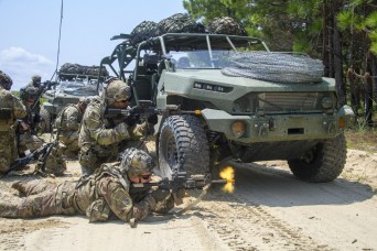 82nd, 101st Airborne Division Soldiers test new Infantry Squad Vehicle at Ft. Bragg