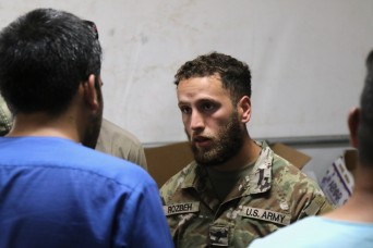 Afghan American Soldier supports Operation Allies Welcome evacuees