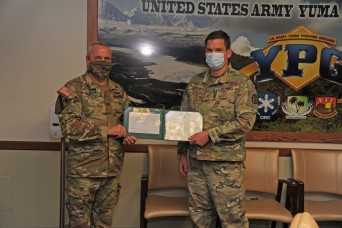 Army Commendation Medal awarded to Health Clinic administrator