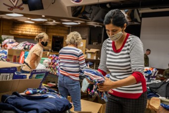 NGOs at Fort Lee have enough donations to sustain Afghan families
