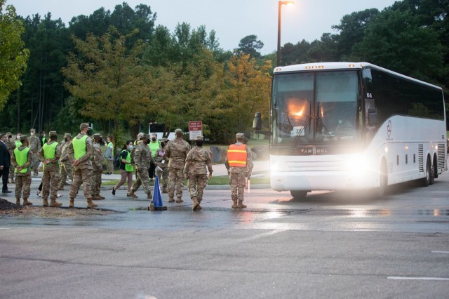 Task Force Eagle at Fort Lee plays a central role in Operation Allies Welcome