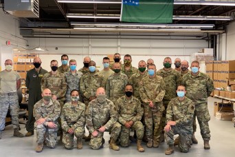 Vermont National Guard supports medical warehouse