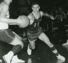 James McCloughan (right) during a high school basketball game. (Photo courtesy of James C. McCloughan).