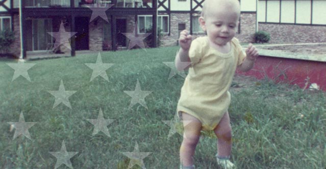 Robert J. Miller as a baby