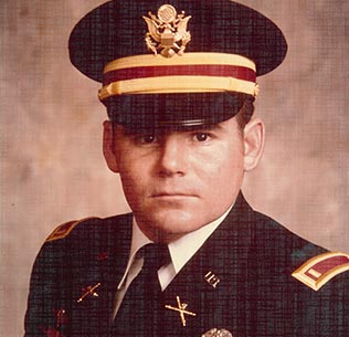 U.S. Army 2nd Lt. Gary M. Rose, Field Artillery, Fort Sill, Okla., Feb. 10, 1975. Photo courtesy of Gary M. Rose.