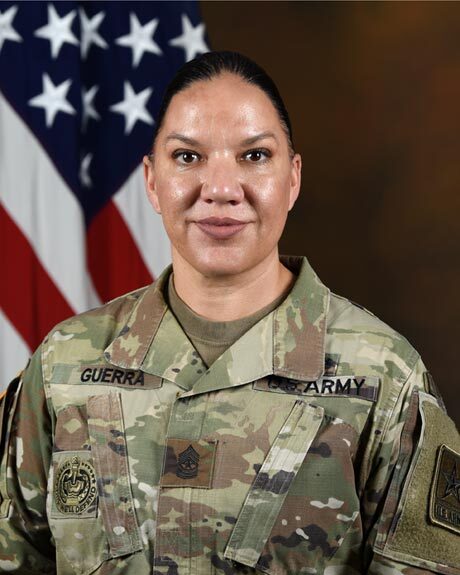 Official photo of Sgt. Maj. Julie A.M. Guerra